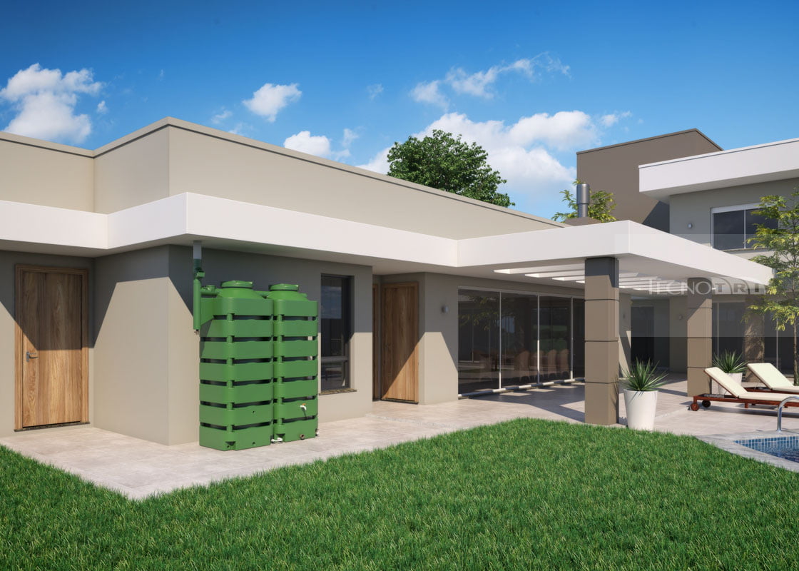 Kit Reúso de Água Cisterna 1050 Litros Tecnotri