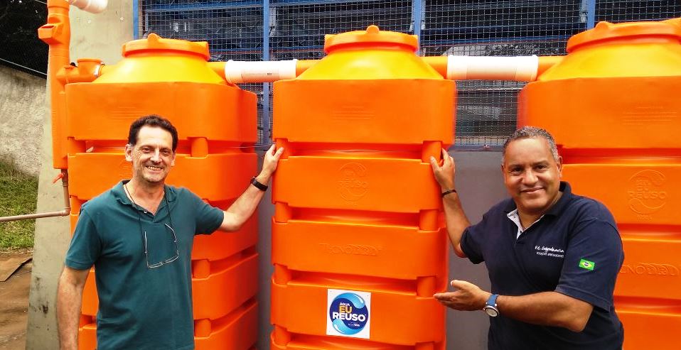 captação de agua escolas