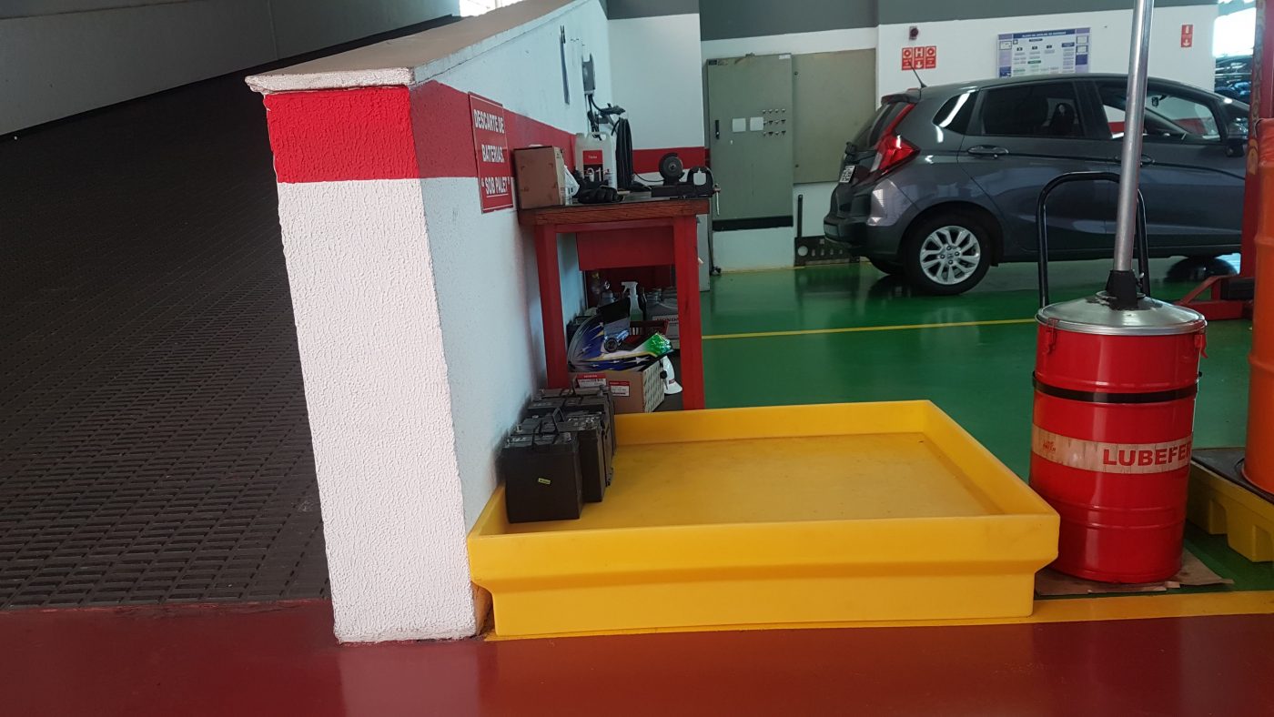 pallet de contenção