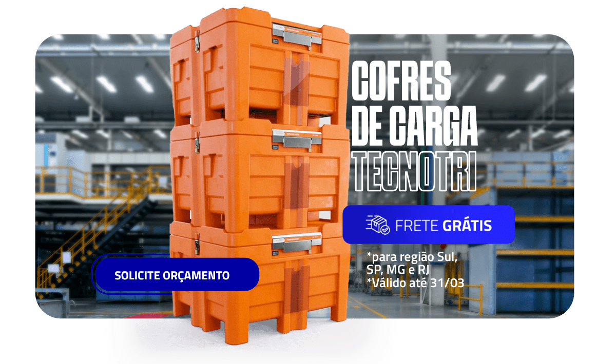 Cofres de Carga Tecnotri com Frete Grátis: somente no mês de março