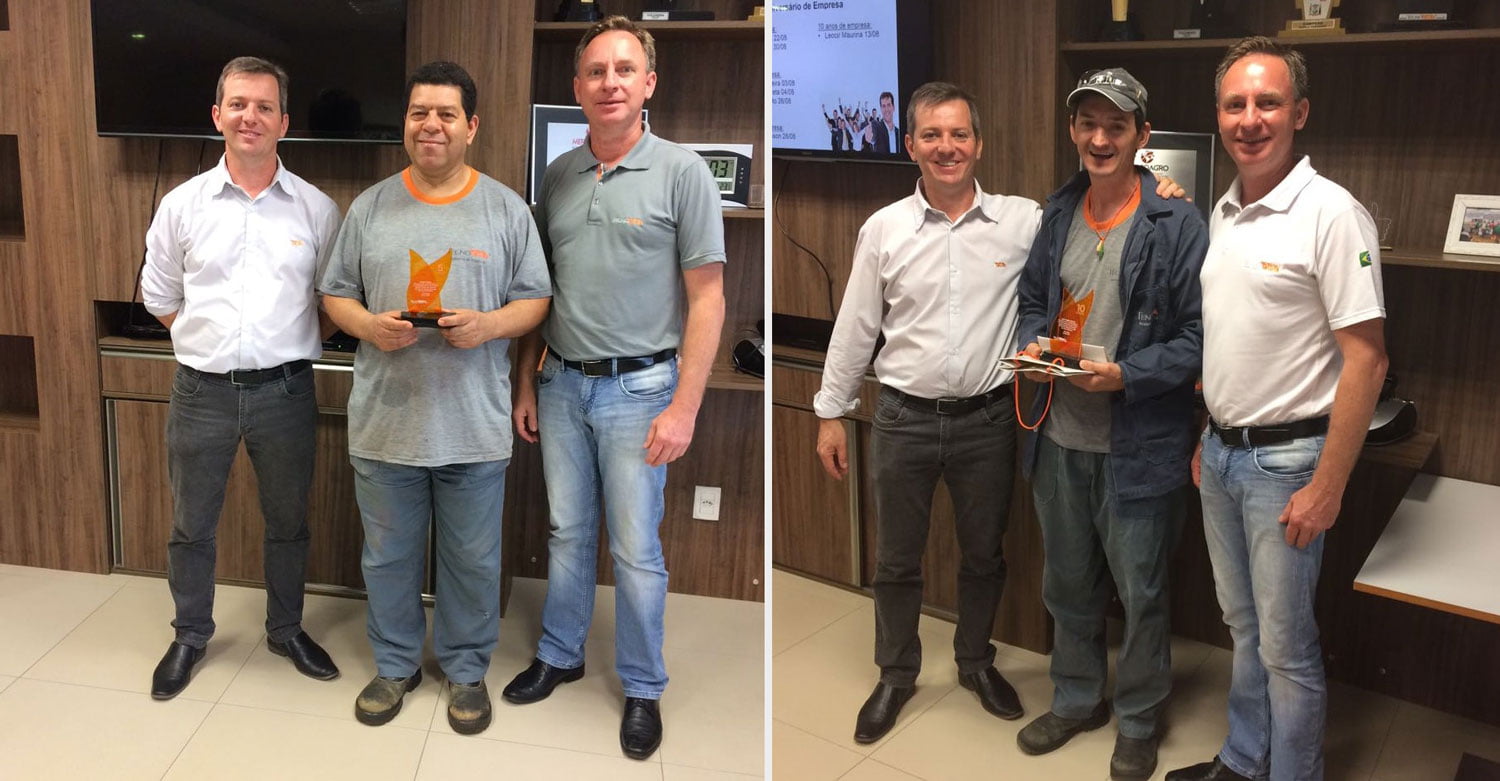 Homenagem de 5 e 10 anos na Tecnotri