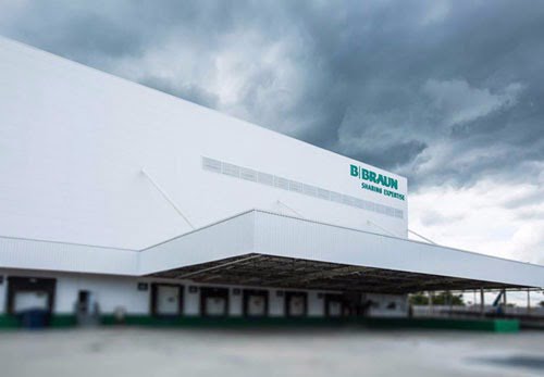 Novo CD B Braun Com Pallet Plástico da Tecnotri