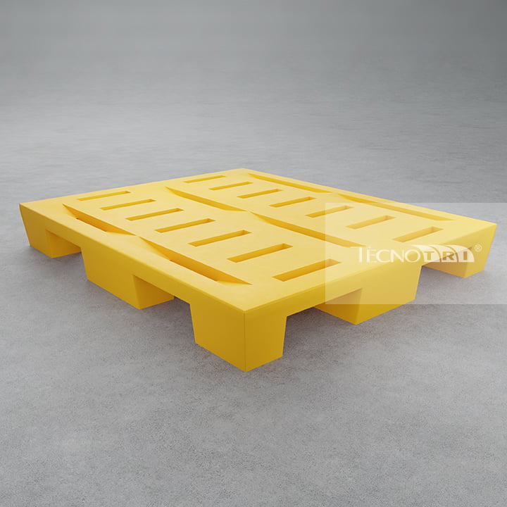 Pallet Plástico 1000×1200 PBR (ABNT NBR 16242). PL066