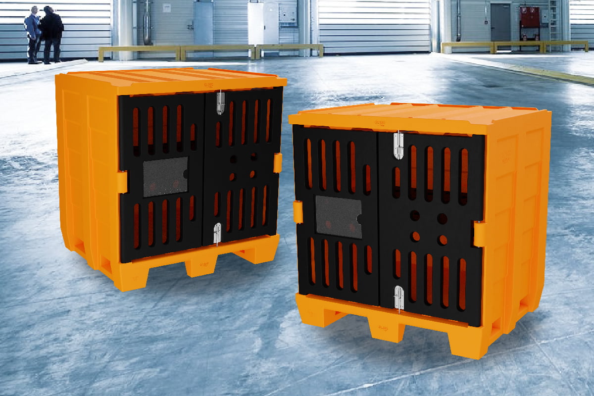 Importância do uso de gaiolas rotomoldadas para segurança logística da indústria