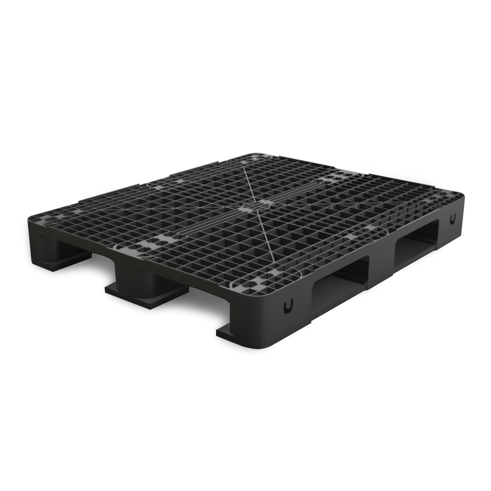 Pallet Injet Heavy Industrial 1000 x 1200 – Preto